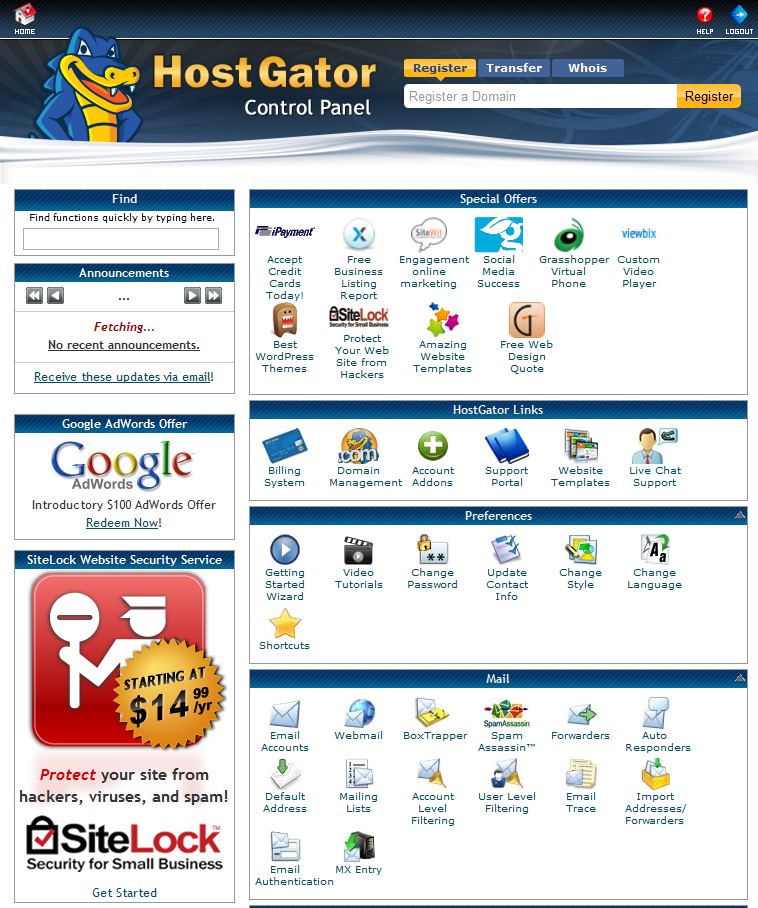 cPanel
