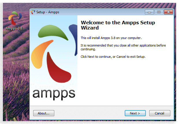 Установка веб сервера AMPPS