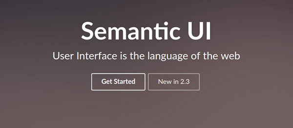 CSS фреймворк Semantic UI