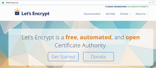 Let's Enctypt выдает бесплатный SSL сертификат