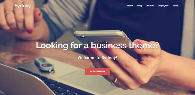 Бесплатная тема Wordpress Sydney